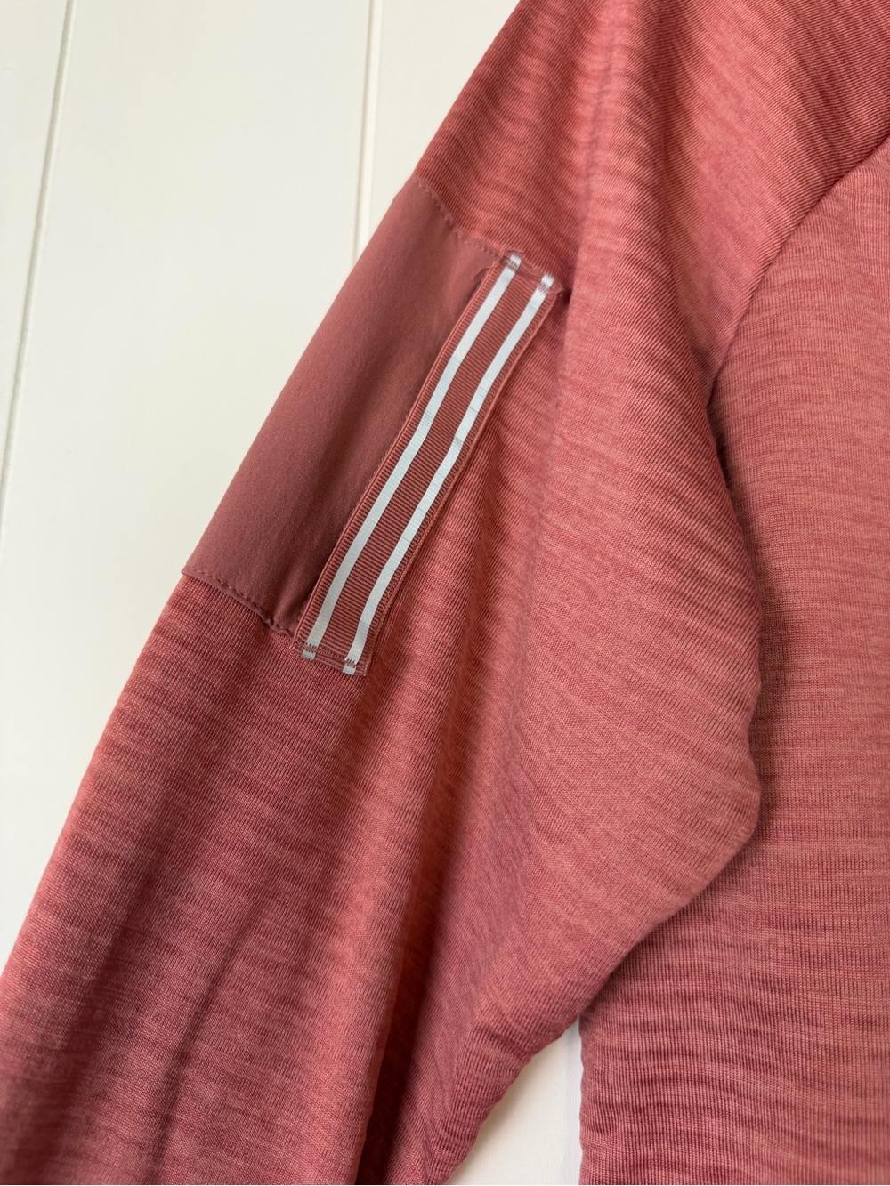 New Balance Womens Half-Zip Performance Pullover - Dusty Rose - Picture 5 of 8